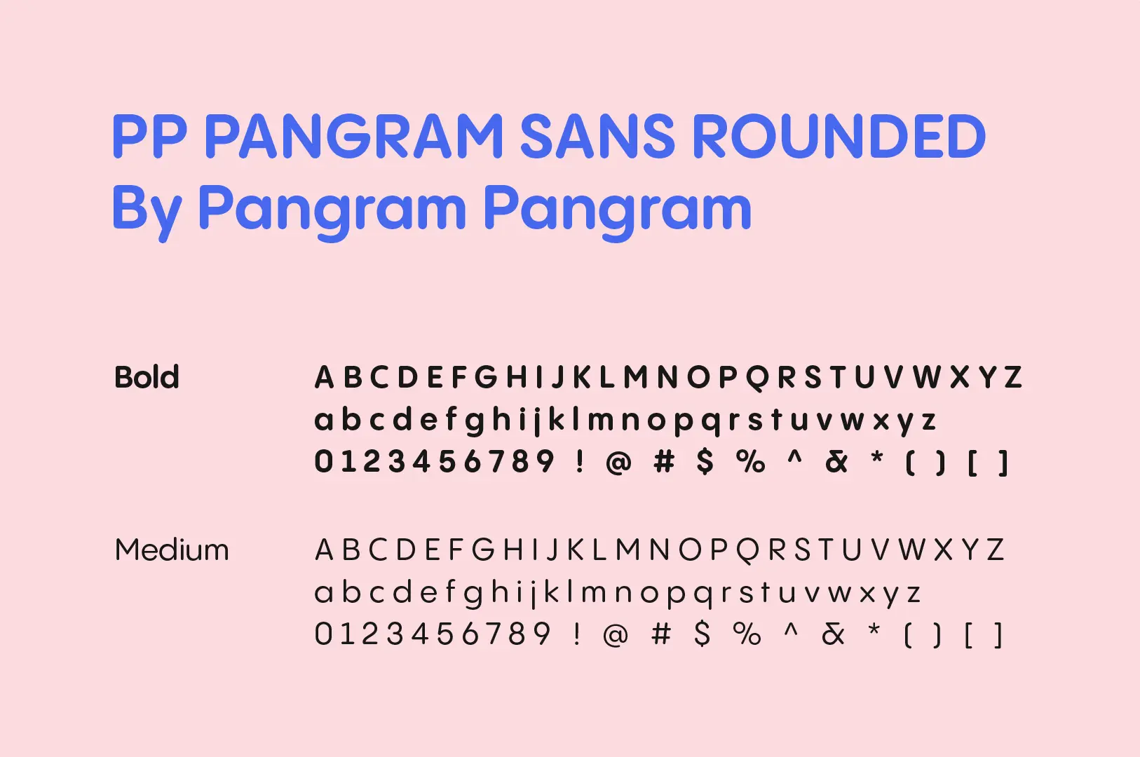 Pangram Rounded by Pangram Pangram